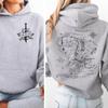 I Am No Man Hoodie Fantasy Map Sweatshirt Bookish Gift for Readers Cozy Adventure Hoodies Feminist Fantasy Apparel Long Sleevewoman