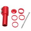 Mountain Bike Stem Riser Aluminium Alloy Bicycle Handlebar Riser Adapter for 28.6mm 1.13in ForkRed