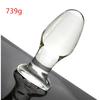 Glass anal plugs, prostate massagers, dilators, dildos, thick and large size for both men and women, stimulating anal sex toys