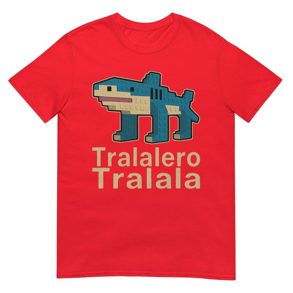 Tralalero Tralala Funny Italian Brainrot Gaming Slang Meme Tshirt S
