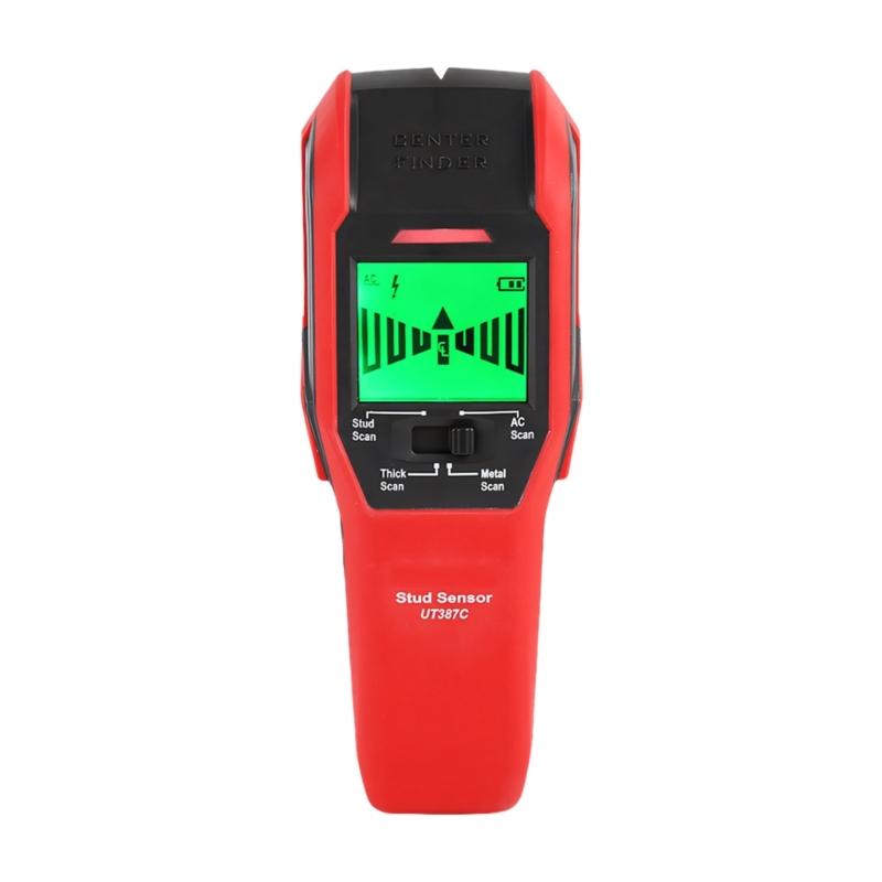 Portable Wire Pipe Detector Wood Metal Detector with LED Indicator Buzzer Multifunction Wall Studs Finder Scanning Tool