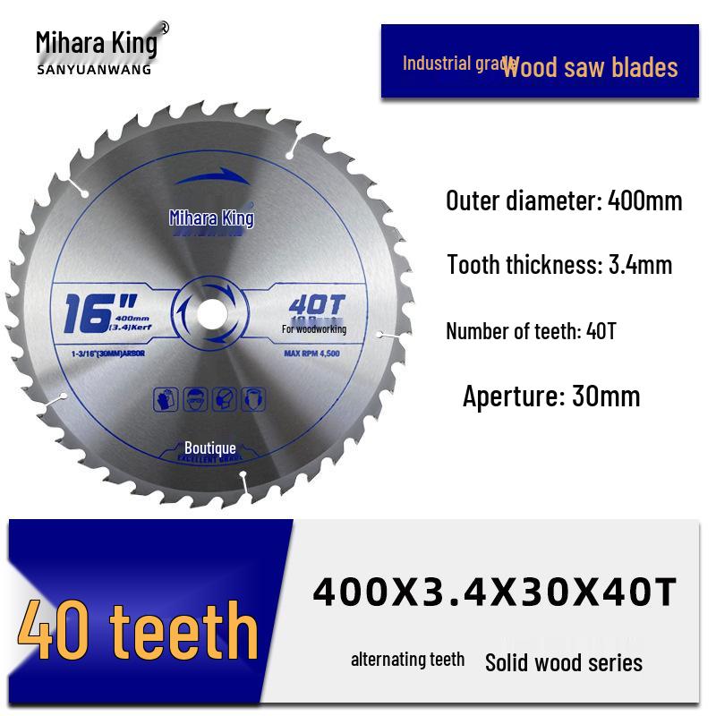 Woodworking Angle Grinder Saw Blade - Alloy Cutting Disc for Wood, Sizes 4/5/7/9 inch