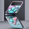 Og Paw Print Aesthetics Hard PC Phone Case For Samsung Galaxy Z Flip 7 6 5 4 Black Cover For Galaxy Z Flip 3 Foldable Fundas Bag