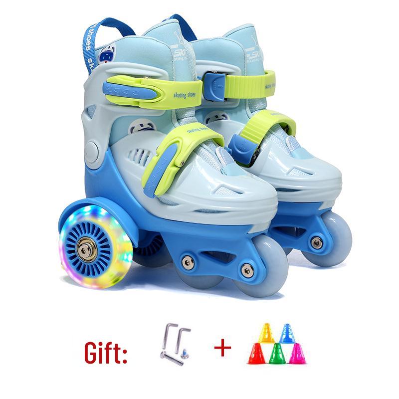 Beginner Children's Double Row Roller & Ice Skates