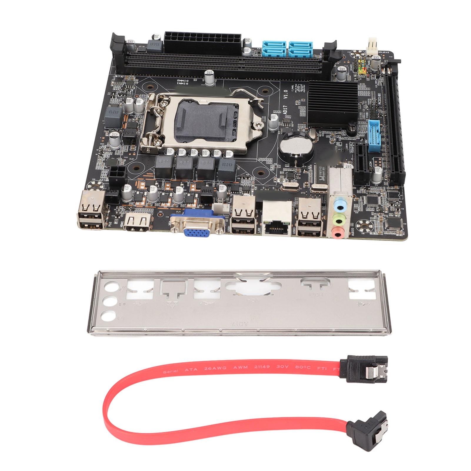 

Материнська плата H55M з двоканальною пам яттю 2xDDR3 PCIE 8X SATA2.0 USB2.03.0 VGA PCI E 1X M ATX Gaming