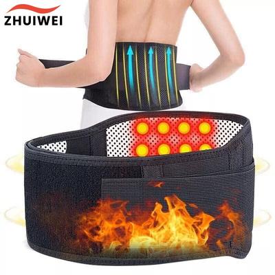Adjustable Tourmaline Self Heating Magnetic Therapy Waist Support Belt for Back Pain Relief and Health Care