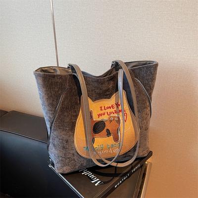 Today's Popular Backpack Bag Women's New Autumn High-end Biscuits Cat Tote Bag Large-capacity Shoulder Bag