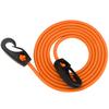 189cm Elastic String Boating Kayak Paddle Safety Rod Leash with Carabiner for Paddling(orange)