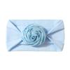 New baby nylon headscarf cute solid color baby fontanelle elastic headband comfortable children's hair accessories