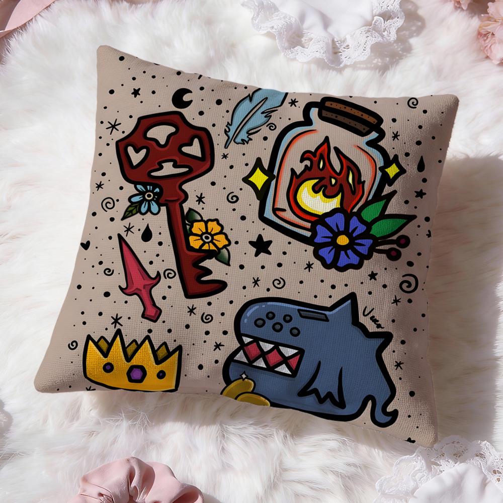 Slay the Spire game Cushion Cover Premium Comfort Reversible Pillow Cove -Two in One Design for Any Room & Car Interior