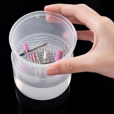 Scatola sterilizzatore per punte da trapano per unghie Utile bordo liscio Ampia applicazione per il negozio di manicure