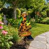 Outdoor Solar Garden Light Parrot Statue with Guitar and Tropical Sign Yard Stake Decorative Landscape Lighting for Patio Lawn