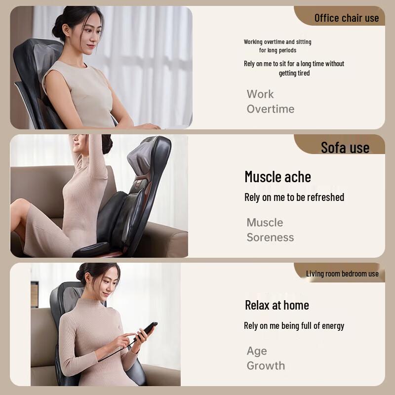 CLORIS S19 Smart Lumbar and Neck Massage Cushion