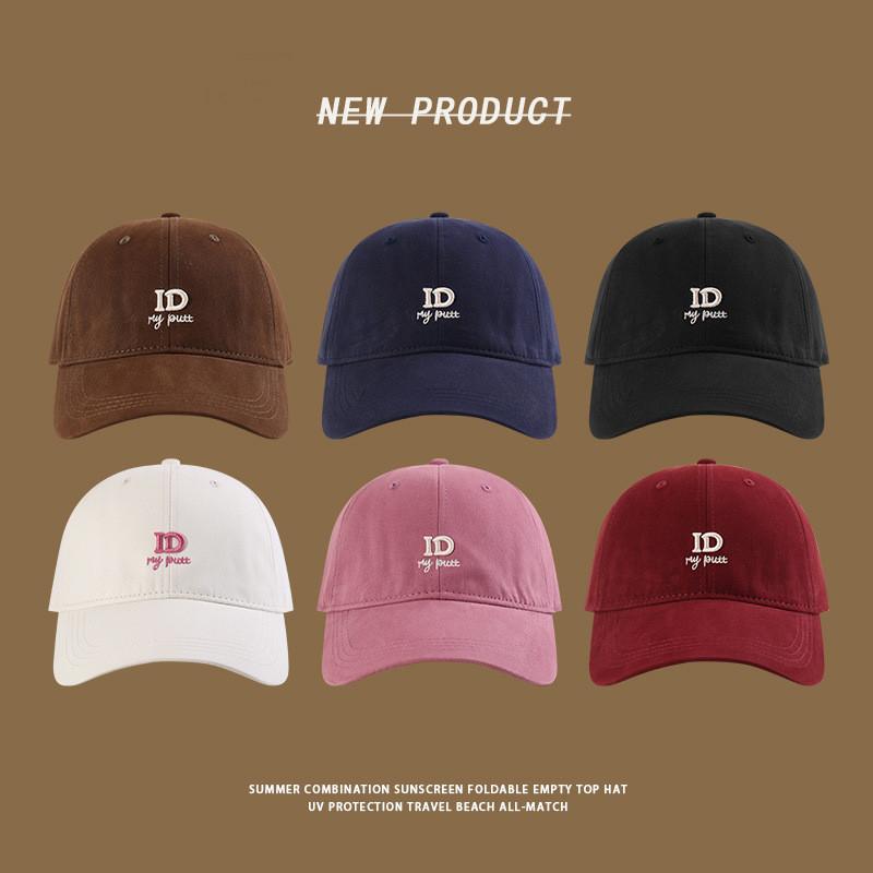 Simple Letter Embroidery Women Casual Baseball Cap For Men And Women Summer Sun Protection