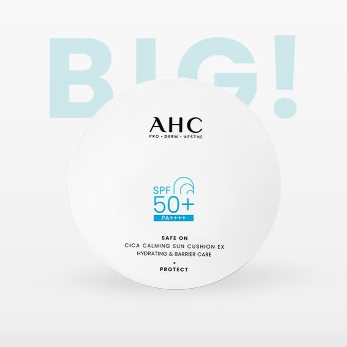 AHC Safe On Cica Calming Sun Cushion SPF 50+ PA++++ 25g