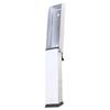 Adjustable Steel Door Stopper Non Punch Designs Metal Door Stop with Rubber Tip Quick Installation for Gap Doors