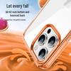 iPhone 14/15 Transparent Airbag Anti-Drop Case with Back Panel