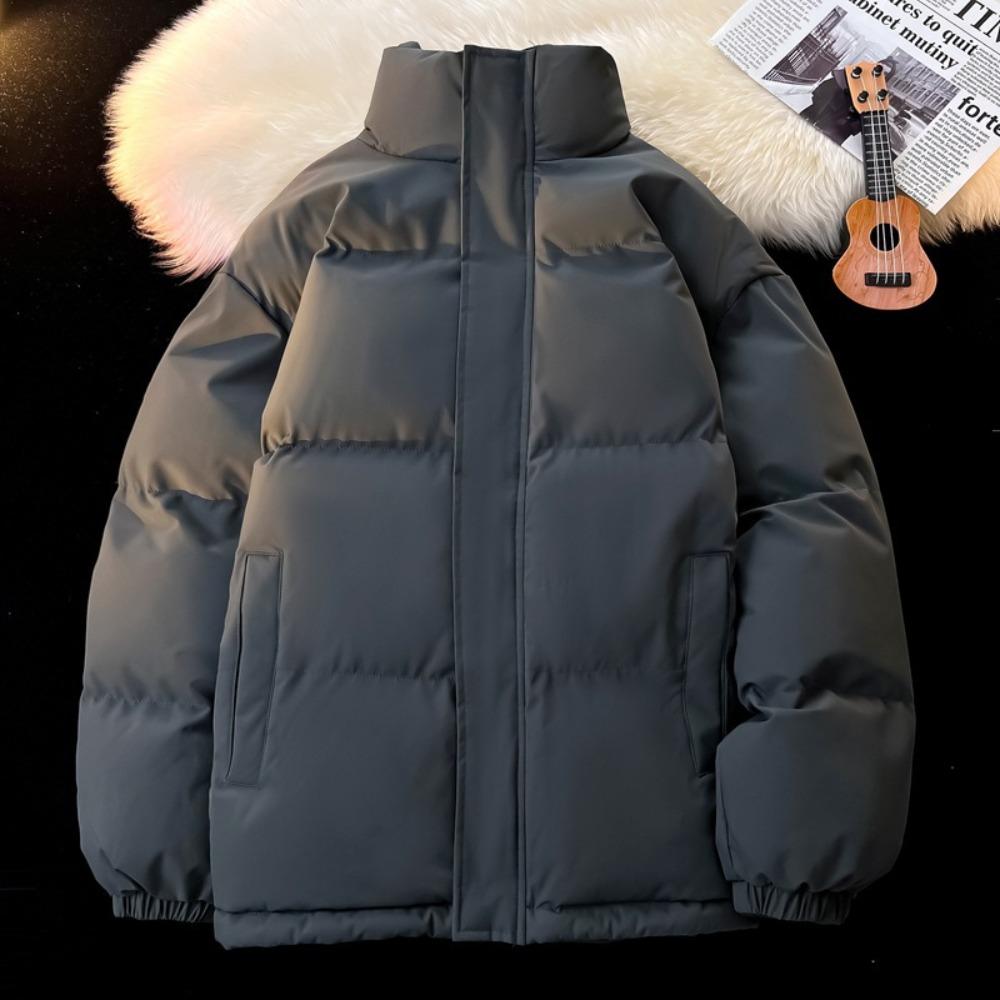 Basic Cotton-padded Clothes Men's Jackets Winter Thickened Warm Cotton-padded Jackets Bread Clothes Winter Cotton-padded Clothes