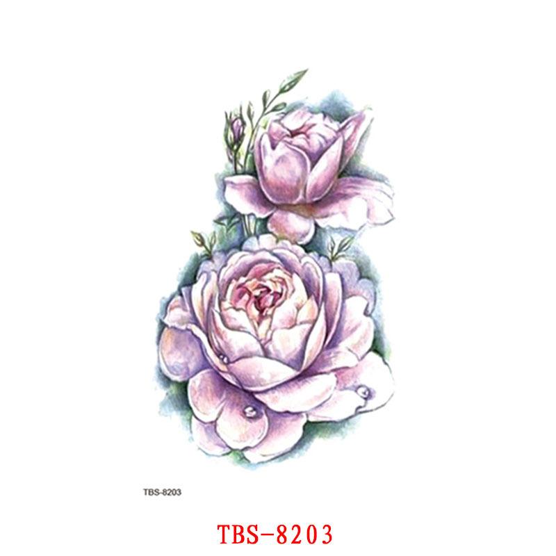 Waterproof Tattoo Sticker, Small Flower Arm, Totem, Semi-Permanent Tattoo Sticker Tattoo