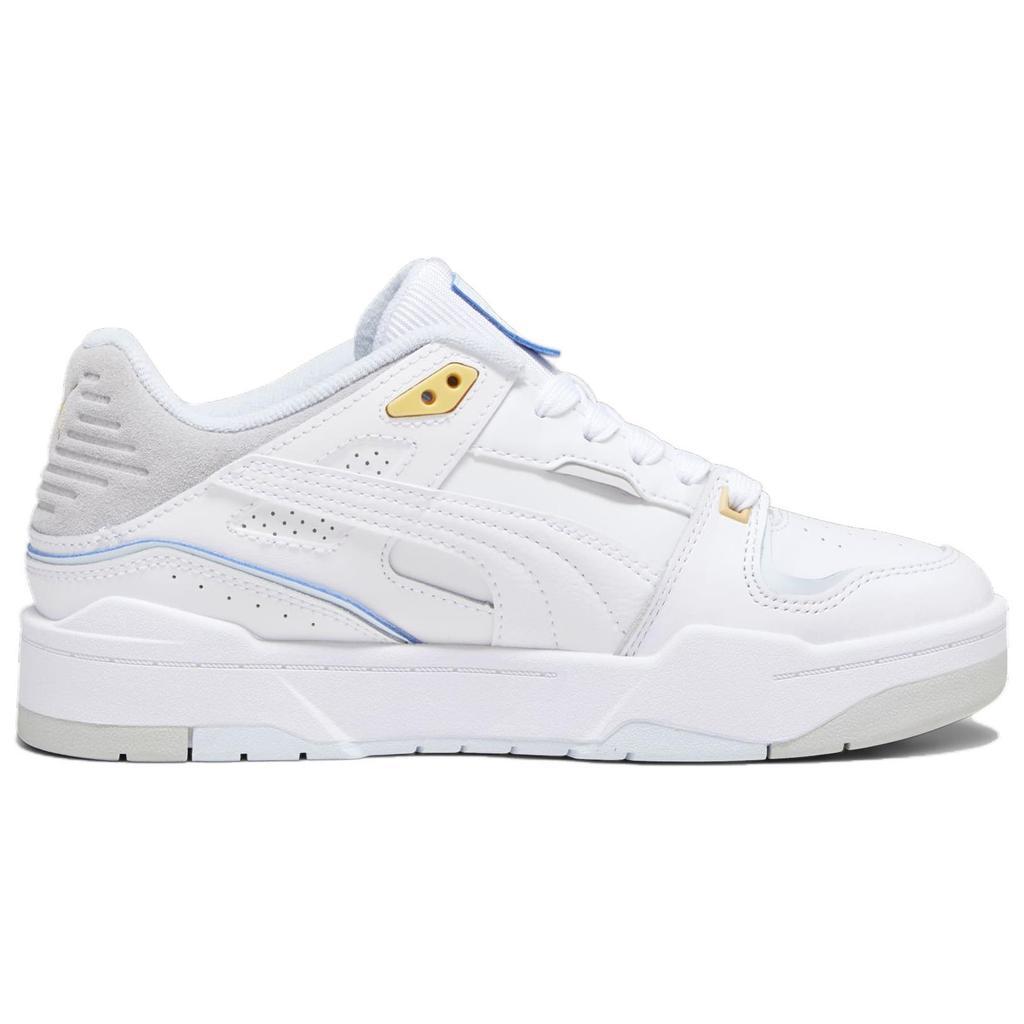 Puma Slipstream Comfortable Versatile Low-Top Sneakers Unisex Sneakers White Blue Yellow 393266-06