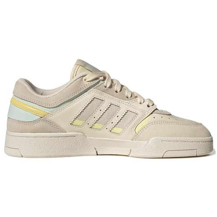 Adidas Originals Drop Step Low Classic Casual Low-Top Skate Shoes Women Sneakers Beige HP2329