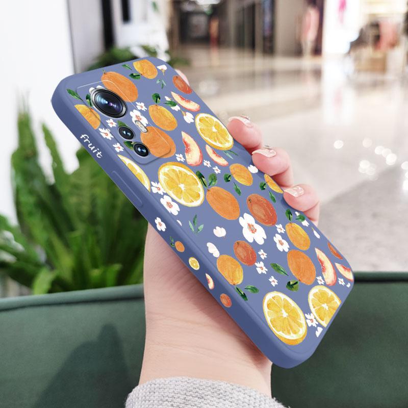 

Watercolor Oranges Phone Case For Xiaomi Mi 14 13 12 11 Ultra 10 12T 11T 10T 9T Pro Lite Poco F4 X4 M4 F3 X3 M3 Pro 5G GT Cover Poco F3