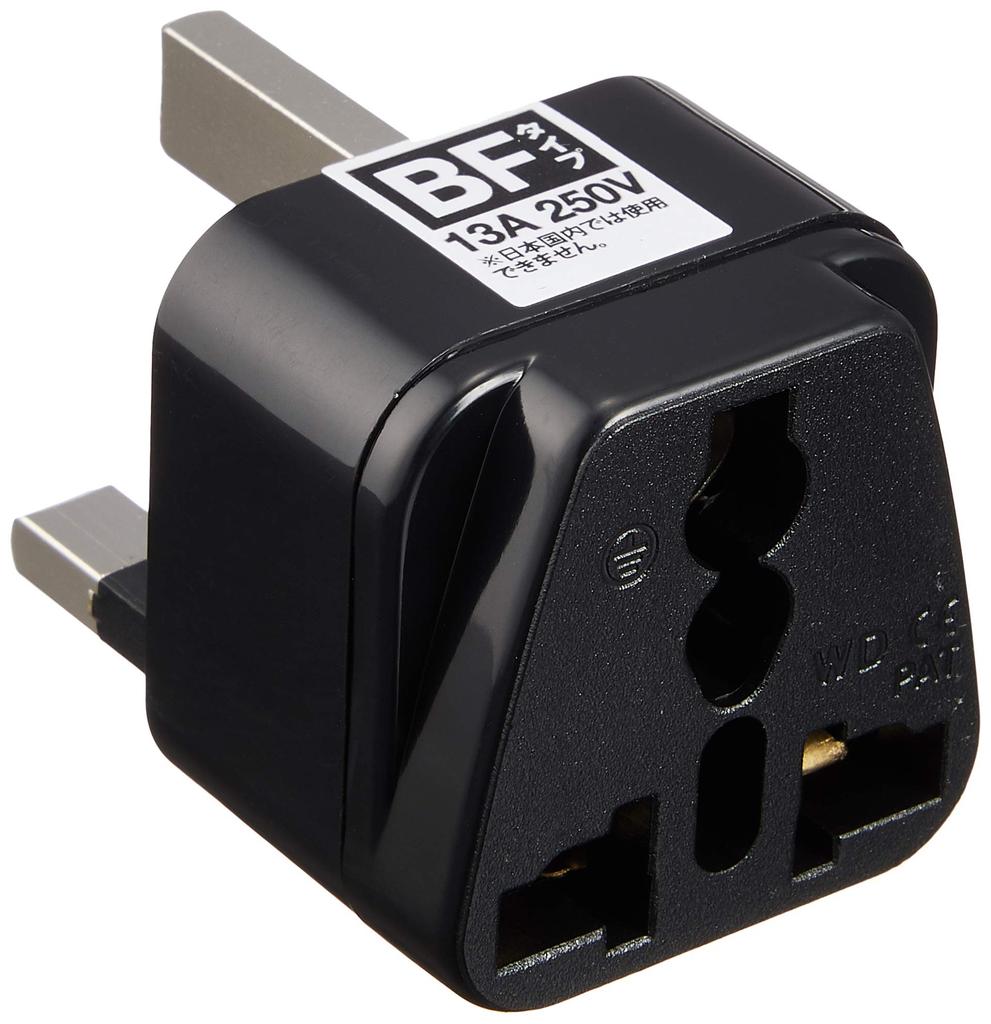 Miyoshi MCO Overseas Power Conversion Plug BF Type Single Outlet Type Universal Outlet Type MBA-SBF MBA-SBF