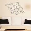 3D Wall Mirror Stickers Set Circular Design Decorative Wall Art for Living Room Bedroom Office and Home Decoration