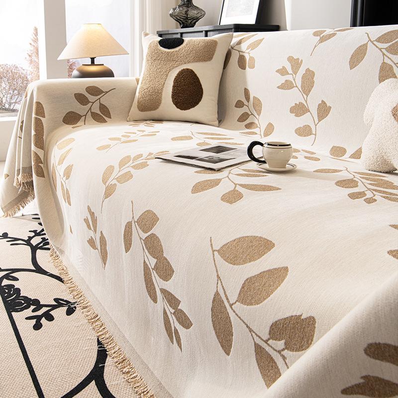Chenille Sofa Towel Four Seasons Universal All-Inclusive Sofa Cover Dust Cover One-Piece Sofa Cover Cloth Anti-Scratching