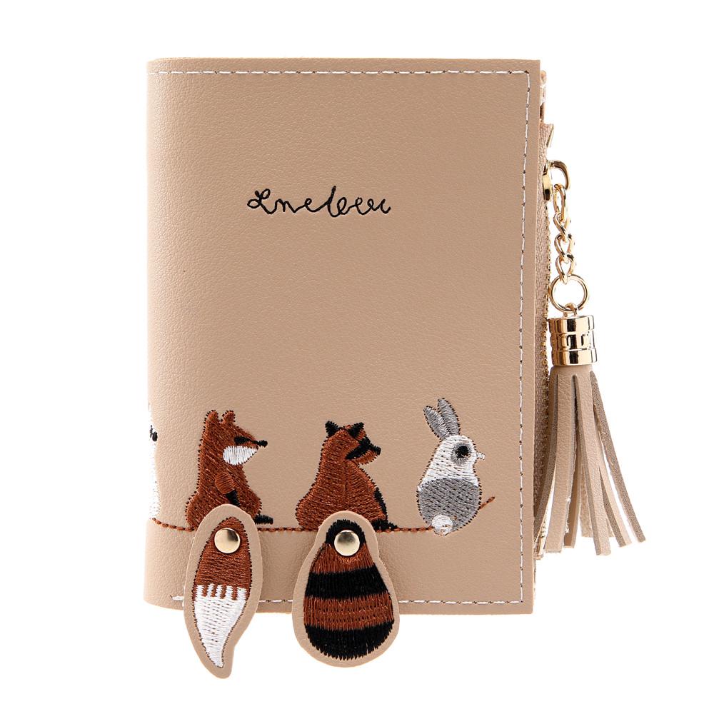 

Женский Кошелек-кошелек с кисточкой для монет, Держатели для карт, Пакет-сумочка хаки