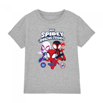 Maglietta da Bambino/Bambini Spidey e i Suoi Fantastici Amici Scatto di Gruppo