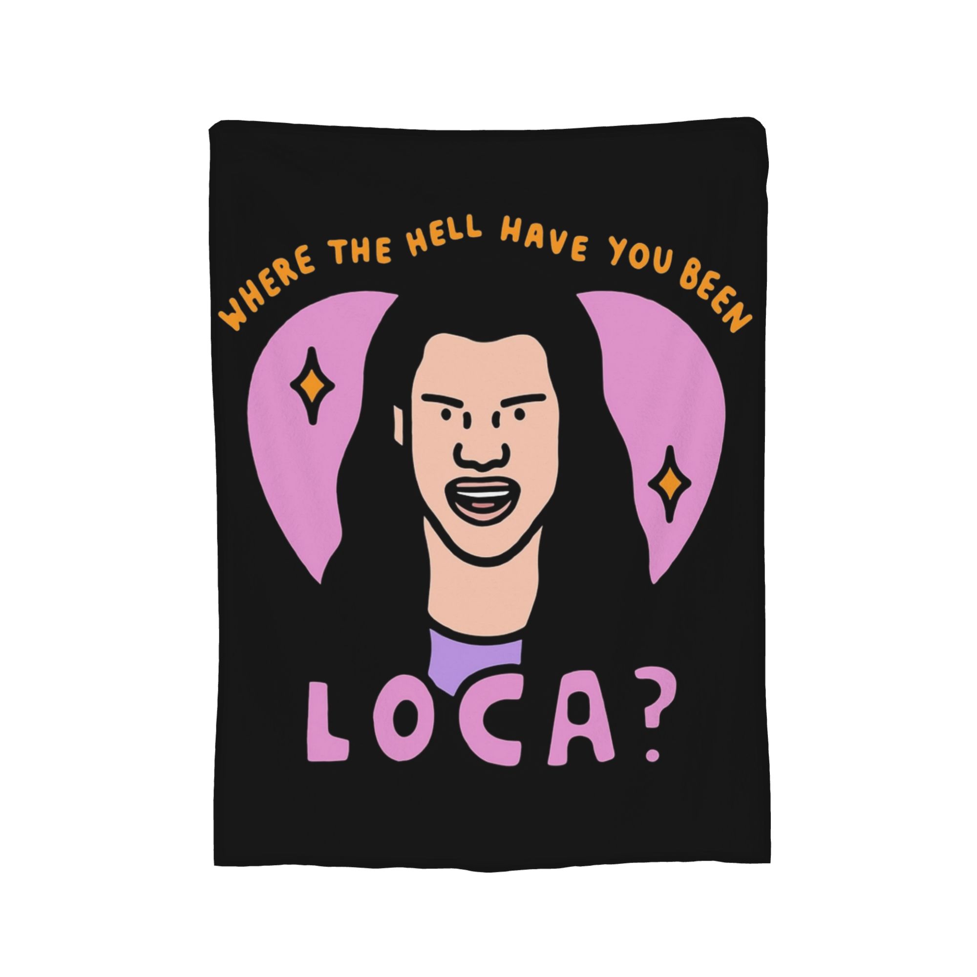 

Where The Hell Have You Been Loca Twilight Blankets Coral Fleece Plush Printed Multi-function Throw Blanket for Sofa Bedspread 75x90cm