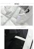 Unisex Long Down Jacket: Knee-Length, Korean Style, Thick, Warm, Hooded Winter Coat for Couples