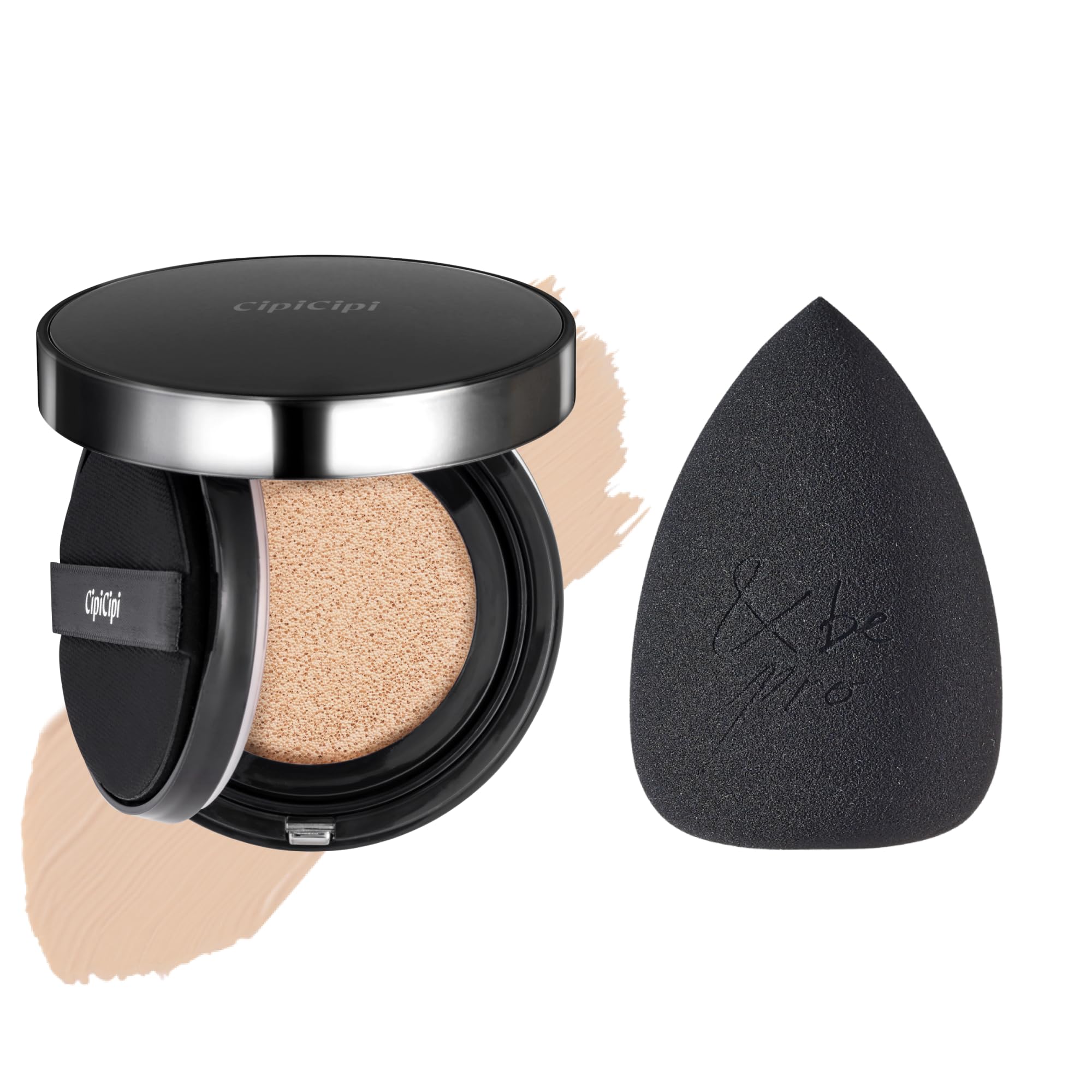 CipiCipi Fit Skin Cushion R Черная губка Набор 01 15 г [Официальный] &be