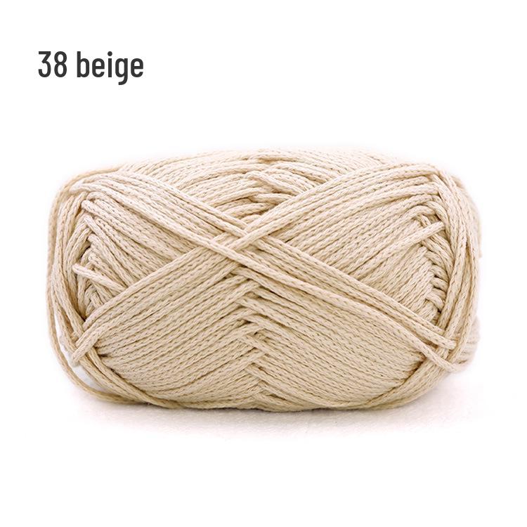 Xue Feier Suxin 2mm Round Hollow Pure Cotton Crochet Yarn for DIY Knitting