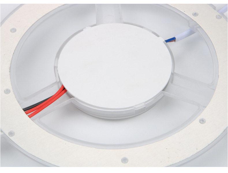 Full Spectrum LED Ceiling Fan Light with Magnetic Base and Wire Clips