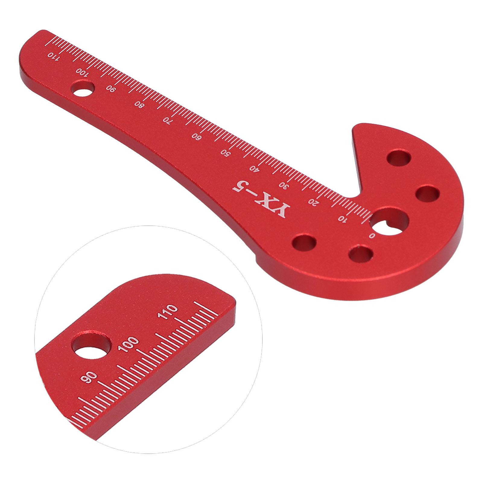 

Center Scriber Aluminium Alloy Accurate Lightweight Wearproof Portable Woodworking Center Finder