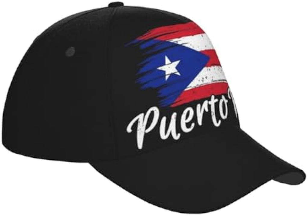 Puerto Rico Flag Cap Puerto Rico Baseball Cap Puerto Sun Hat Adjustable Cap Flag Hat Trucker Hat for Women Men