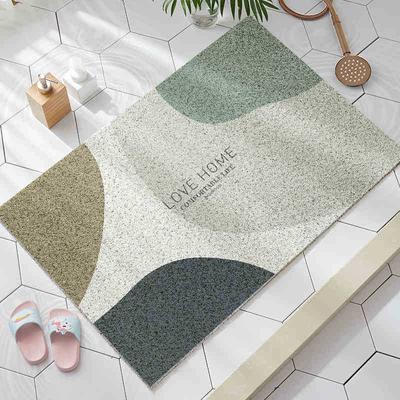 Badezimmer Seidenbodenmatte Toilette Wasserdicht Hohlbodenmatte Toilettenartikel Theke Fußmatte für die Tür Teppich Eingangstür Haushalt Fußmatte
