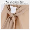 New Sun Protection Sun Hat Anti-UV Sunshade Wide Brim Agricultural Work Hat Foldable Neck Protection Shawl Cap Camping Hiking
