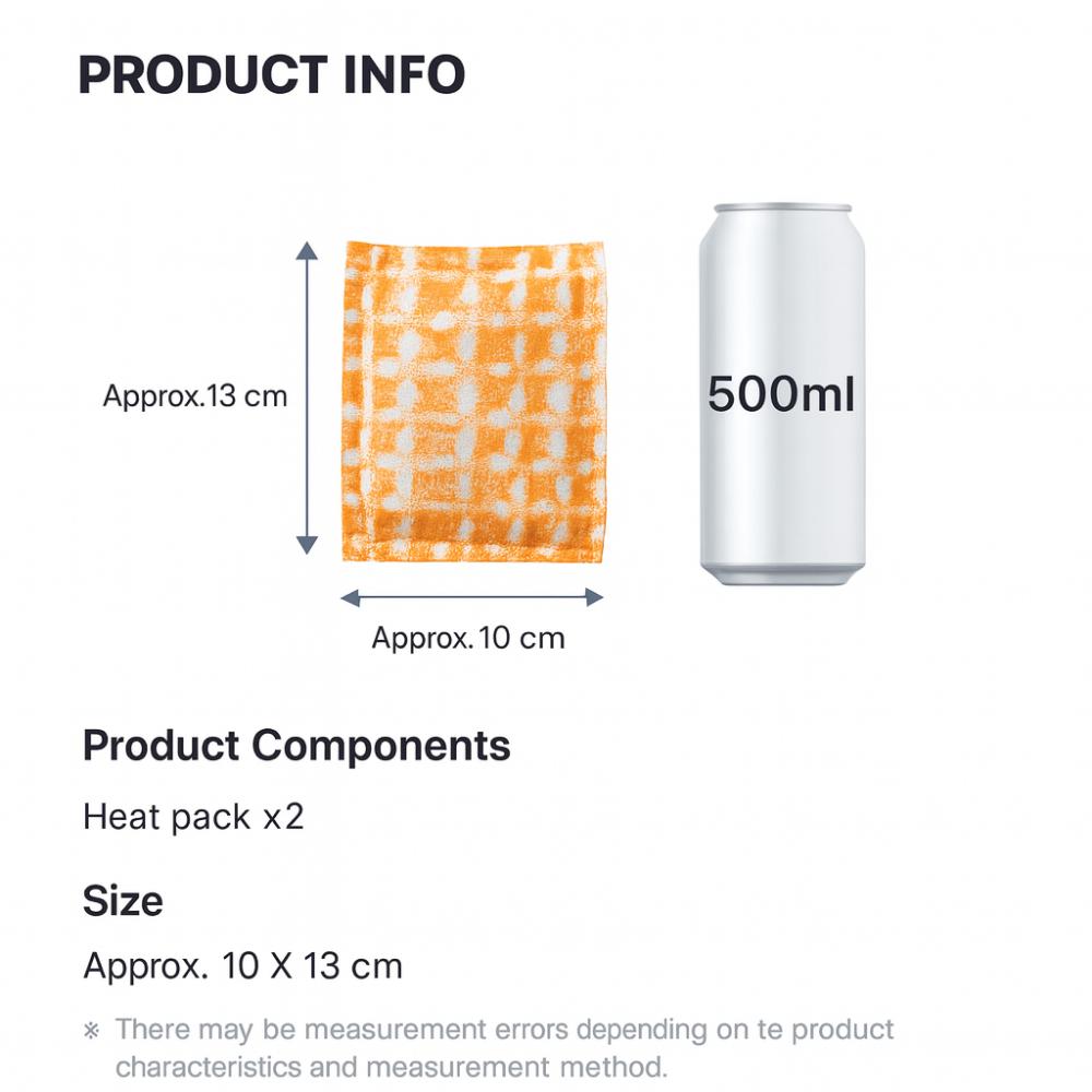 2-Pack Waffle Design Body Warmers – Soft, Discreet, and Reusable Heat Patches