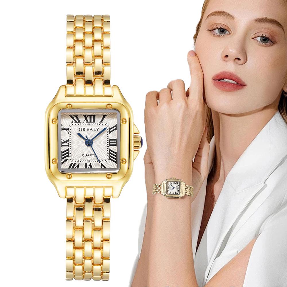 Stylish Women's Bestseller Stainless Steel Quartz Watch with Casual Business Steel Band