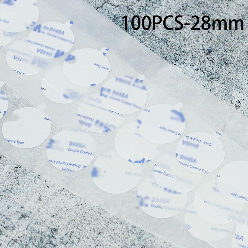 Lots 100Pcs Seal Wax Stamp Stickers Self Adhesive Round Double-Sided Adhesive Tape Wax Sealing Stamp Sticker Candle Wick Making