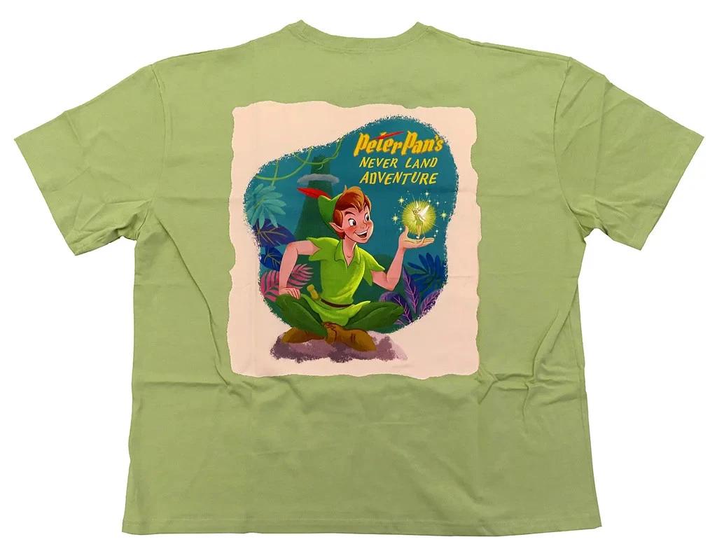 Peter Pan T-shirt Light Green M-L Tokyo DisneySea Fantasy Springs (2024) S