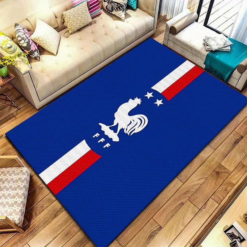 France National Football Team Carpet Rug for Living Room Bedroom Home Sofa Decoration,Kids Play Non-slip Floor Mat