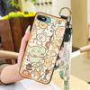 Durable Back Cover Phone Case For Itel A25/A35/A25 Pro Wrist Strap Lanyard Ring Kickstand Protective Shockproof Cartoon