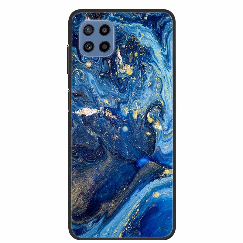 For Samsung Galaxy A12 Case Marble TPU Silicone Soft Phone CoverFor Samsung Galaxy M12 Case Samsung F12 Protector Gift New Para