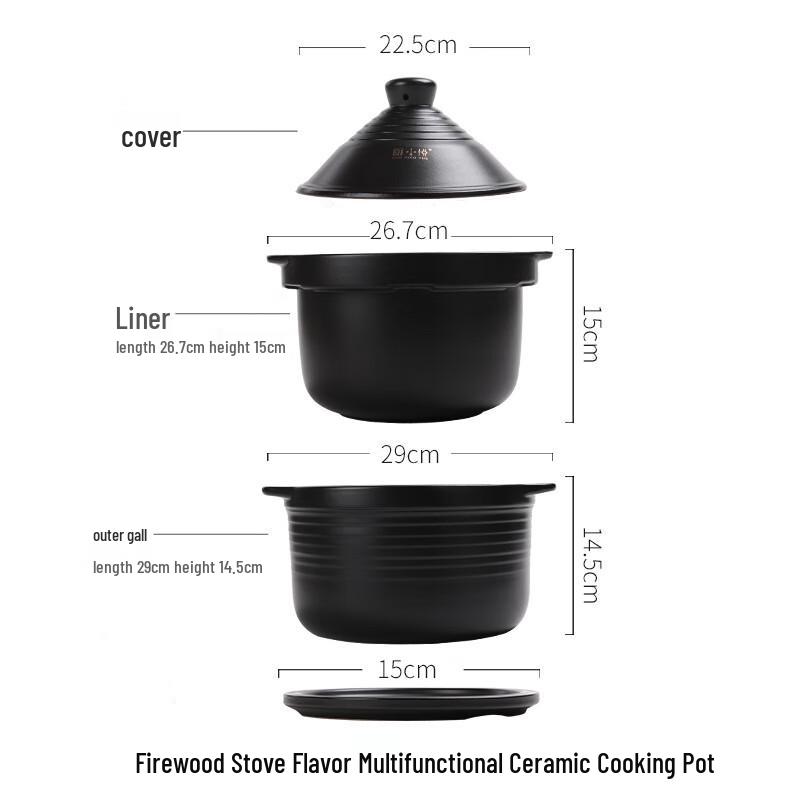 Zhishi 4L Multi-function Clay Pot