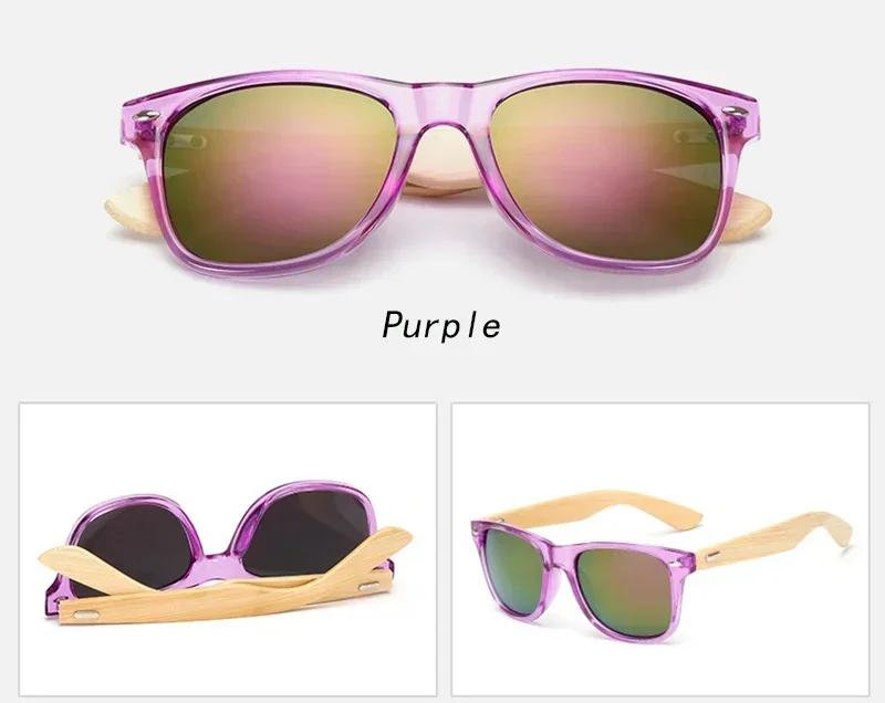 Fashion Brand Luxury Designer Bamboo Sunglasses Men Women Wood Vintage Mirror Shades Glasses Travel Party Outdoor Sunglasses