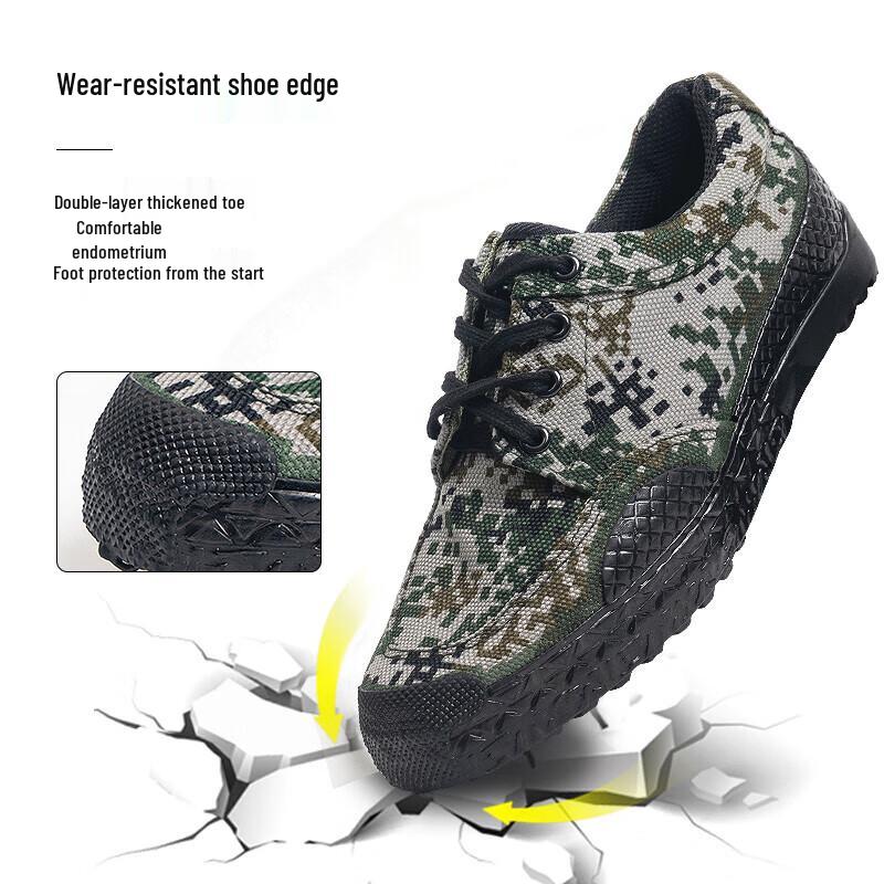 9517 Camouflage Canvas Liberation Work Shoes